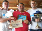 2� Memorial Mercurio - Premiazione equipaggio primo classificato: Francesco, Paolo e Roberto - 2010